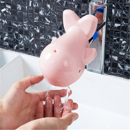 Baby Cute Dolphin Bathroom Brush Faucet Extenders Children Washing Hands Convenient Protector Cover for Kid Washing Helper Tools