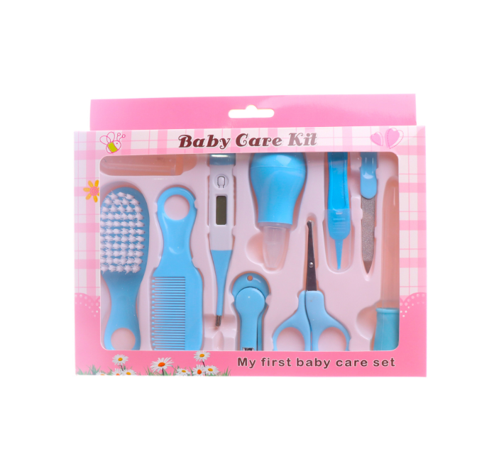 8pcs/Set Newborn Baby Care Set Kids Nail Hair Health Care Grooming Brush Infant Nursery Cleaning Kit Healthcare Accessories