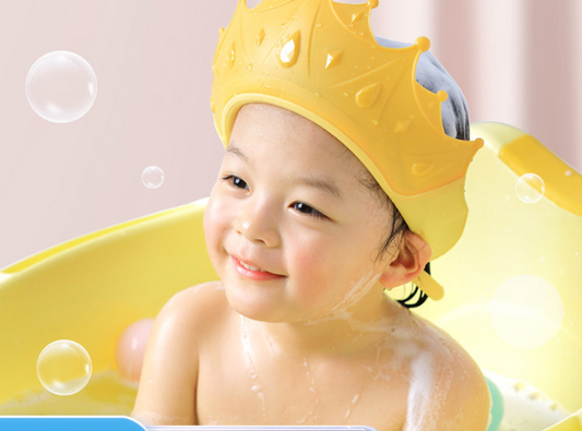 Baby Shampoo God Ear Protector Shampoo Hat Adjustable Infant Child and Toddler Waterproof Shower Shampoo Hat